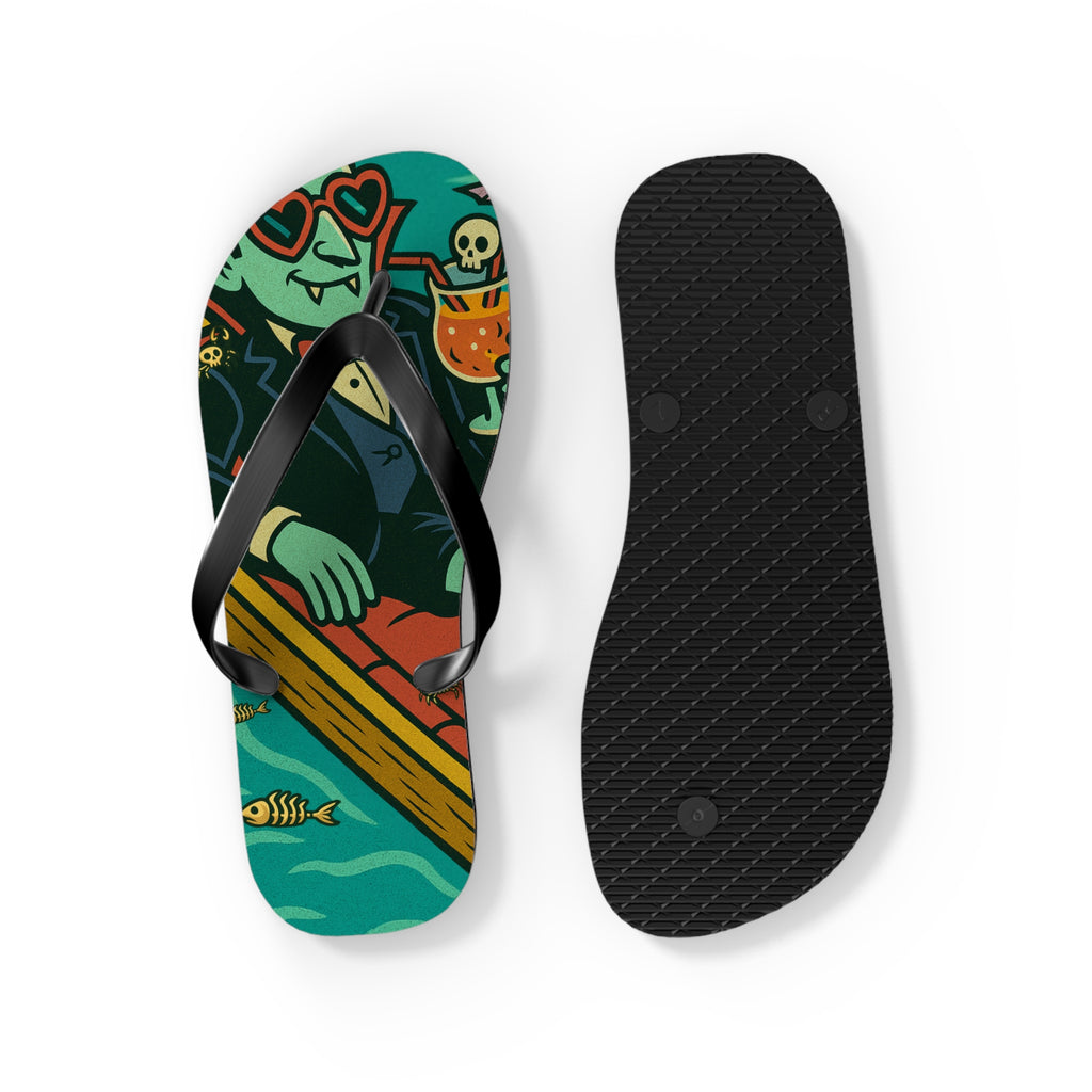 Vampire Flip Flops - Summerween Footwear