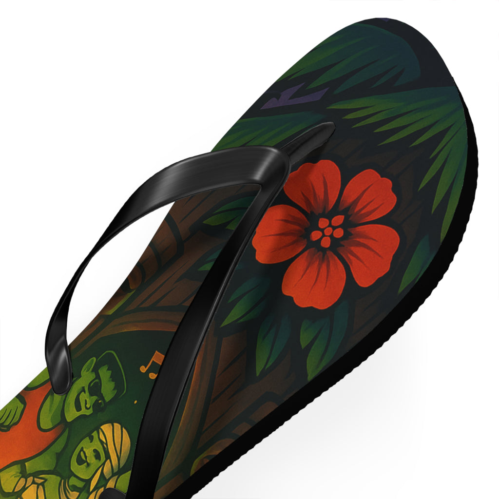 Nightlife Flip Flops for Halloween - Summerween Beach Days