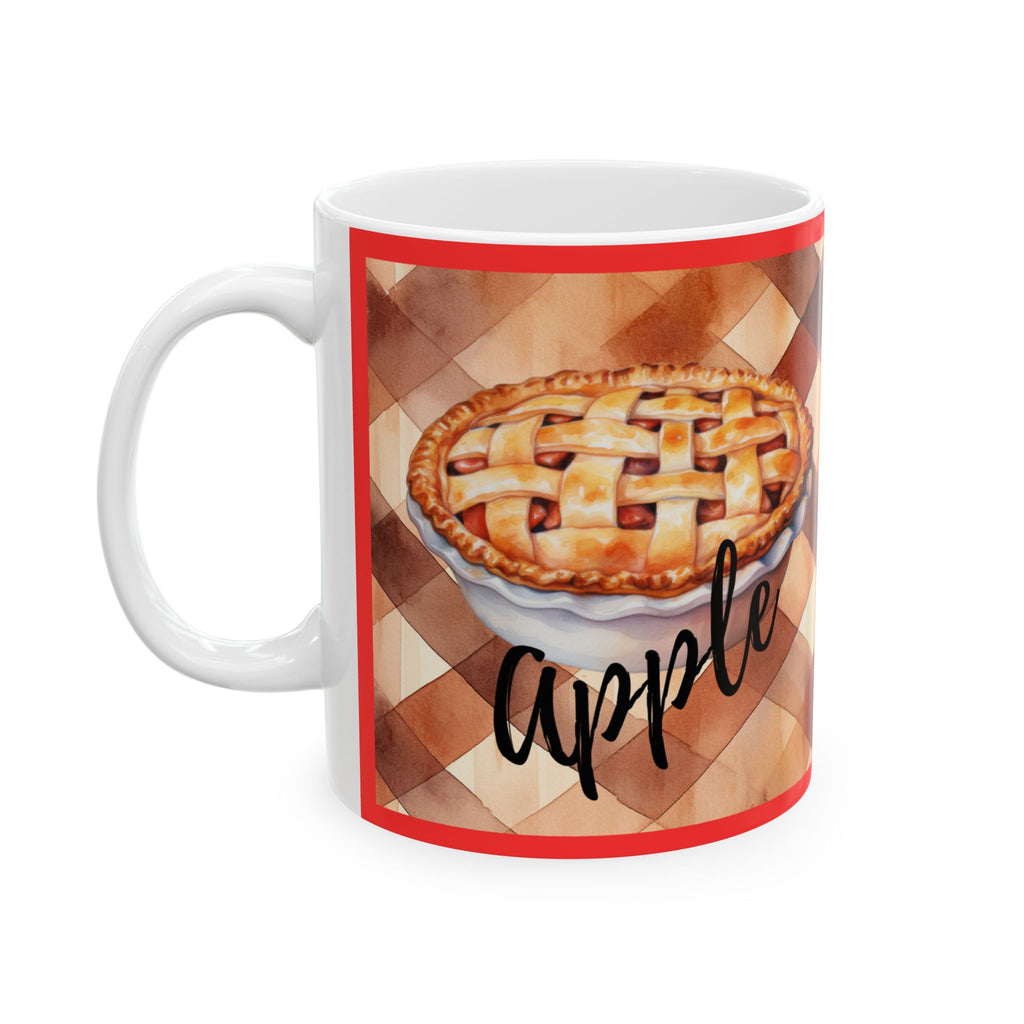 Apple Pie Coffee Mug, Cozy Coffee and Dessert Ceramic Cup