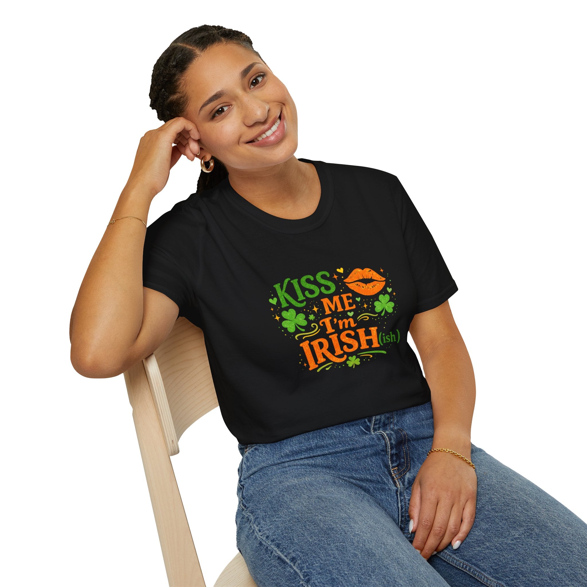 Kiss Me I’m Irish(ish) T-Shirt — St. Patrick’s Day Shamrock Tee