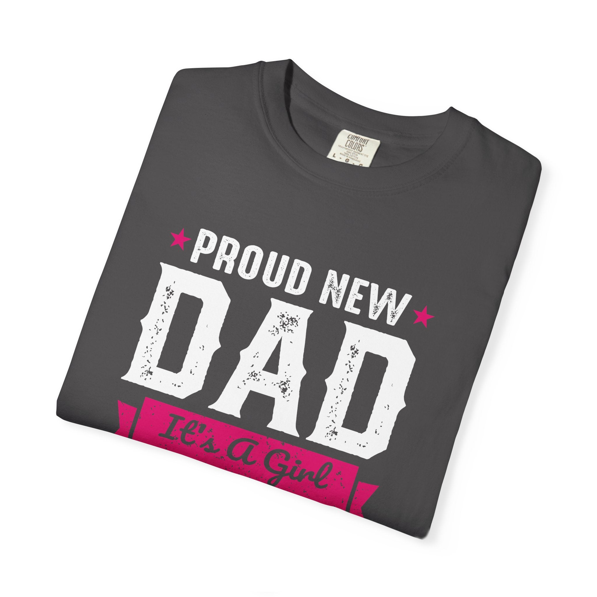 Proud New Dad T-shirt, Cute Baby Announcement Tee, New Father Apparel