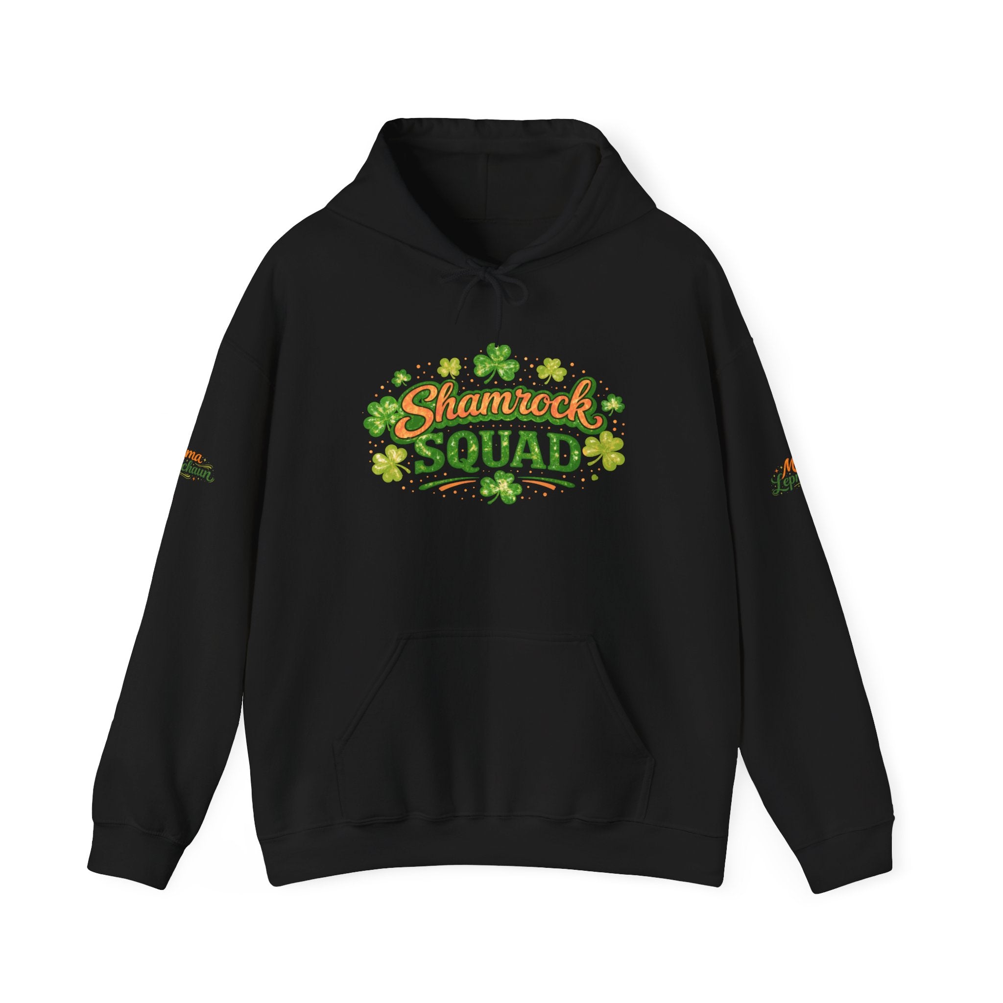 Mama Leprechaun Shamrock Squad Hoodie - St. Patrick's Day Clover Design