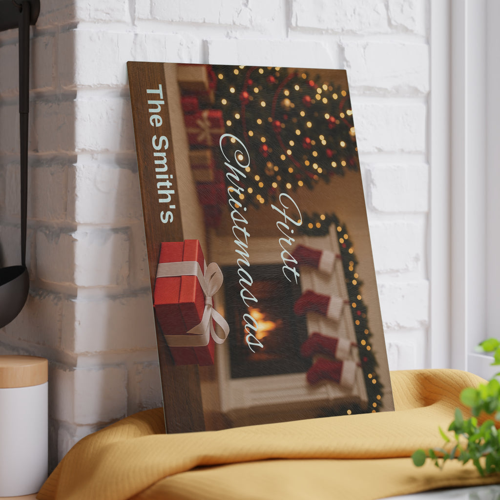 Personalized Glass Cutting Board, Custom Kitchen Decor, Your Photo