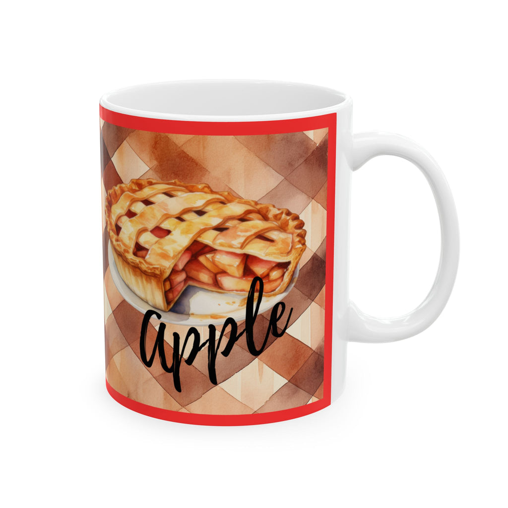 Apple Pie Coffee Mug, Cozy Coffee and Dessert Ceramic Cup