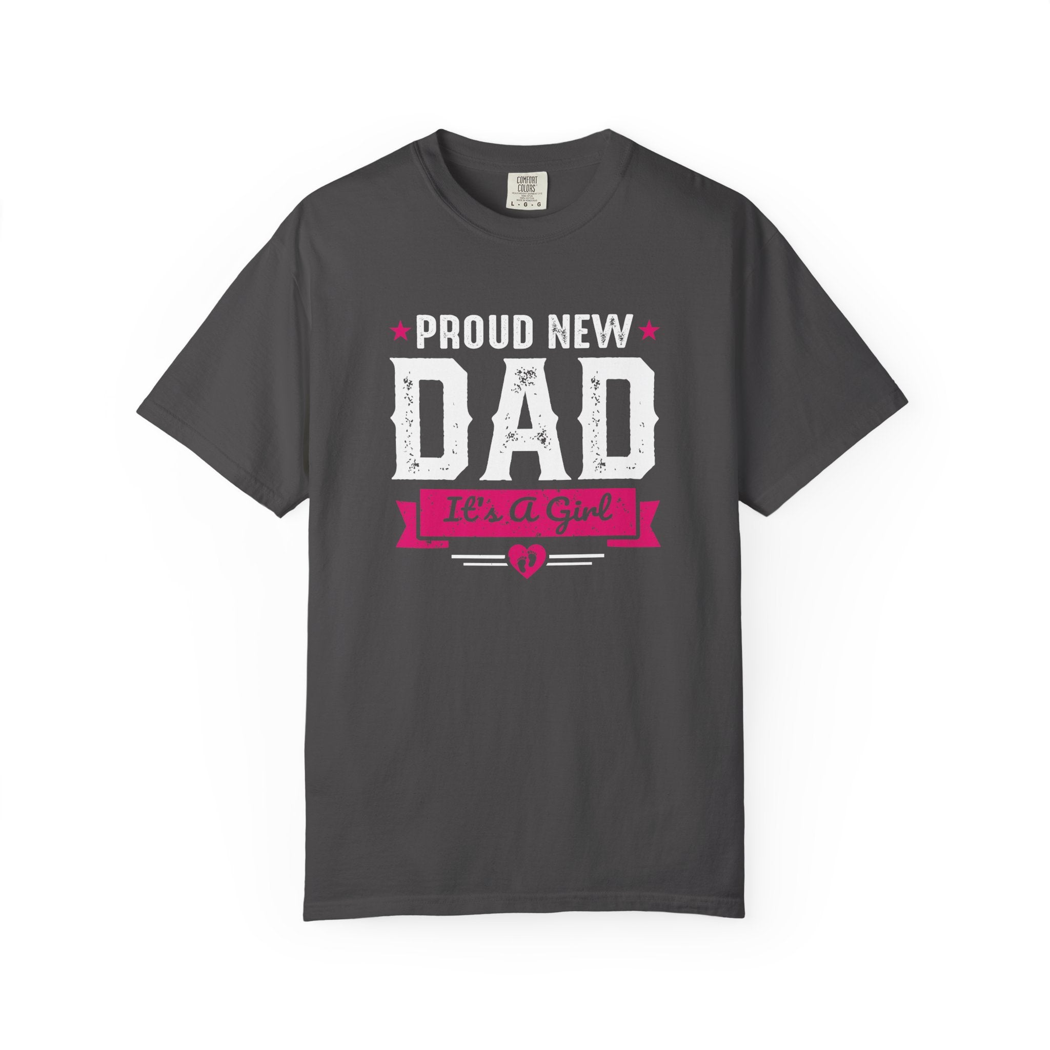 Proud New Dad T-shirt, Cute Baby Announcement Tee, New Father Apparel