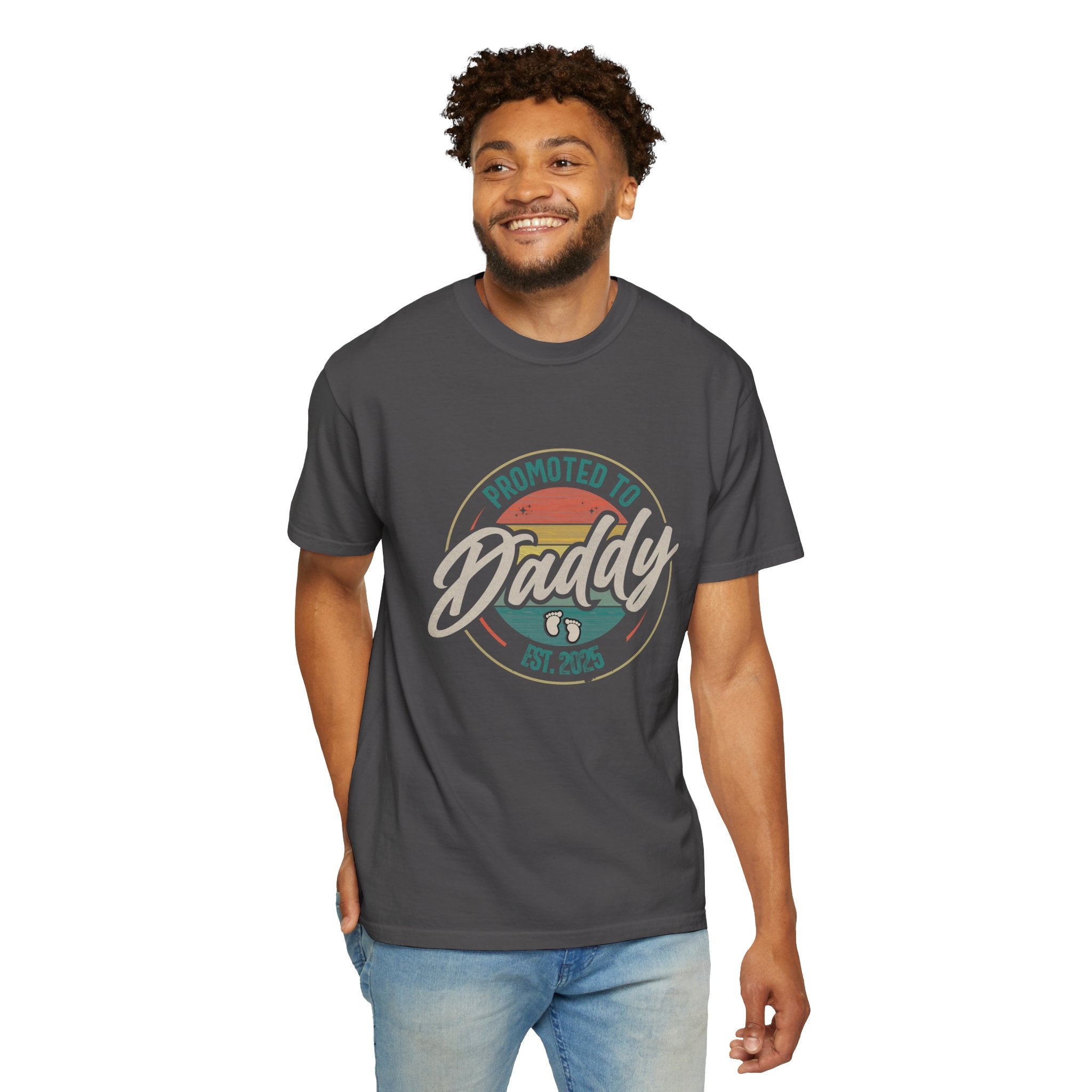 Promoted to Daddy T-shirt, New Dads Tee, Baby Announcement Shirt