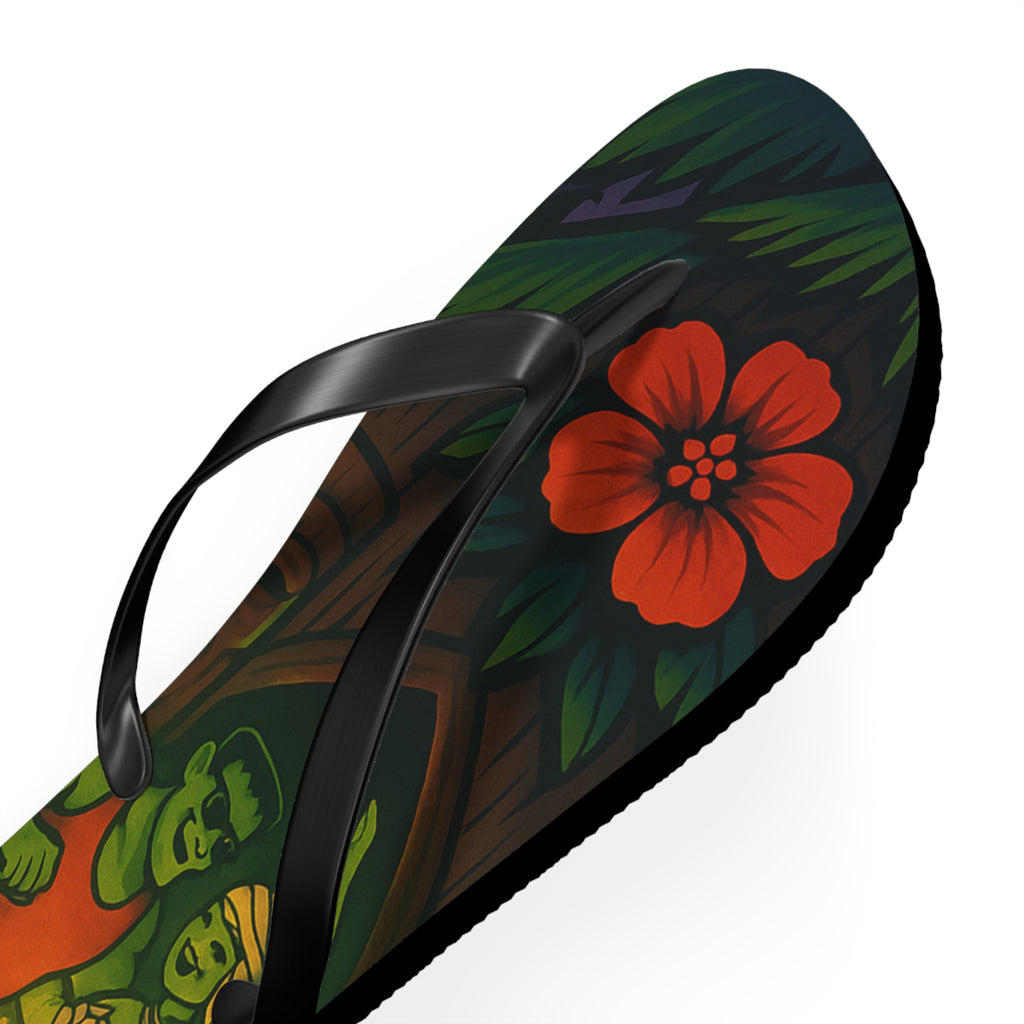 Nightlife Flip Flops for Halloween - Summerween Beach Days