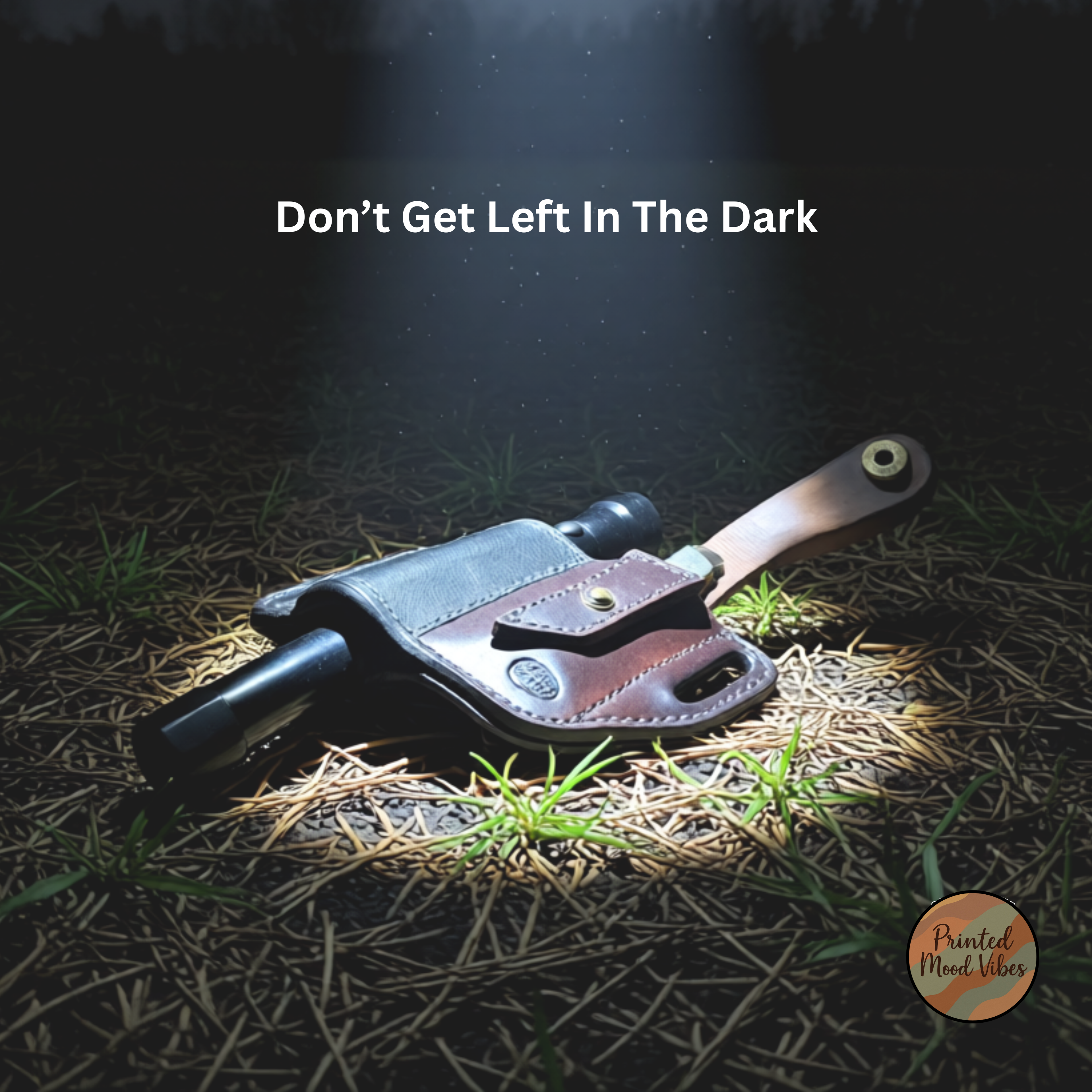 Handmade Knife and Flashlight Leather Sheath, Dad Gift, Tool Belt Knife and Flashlight Holder