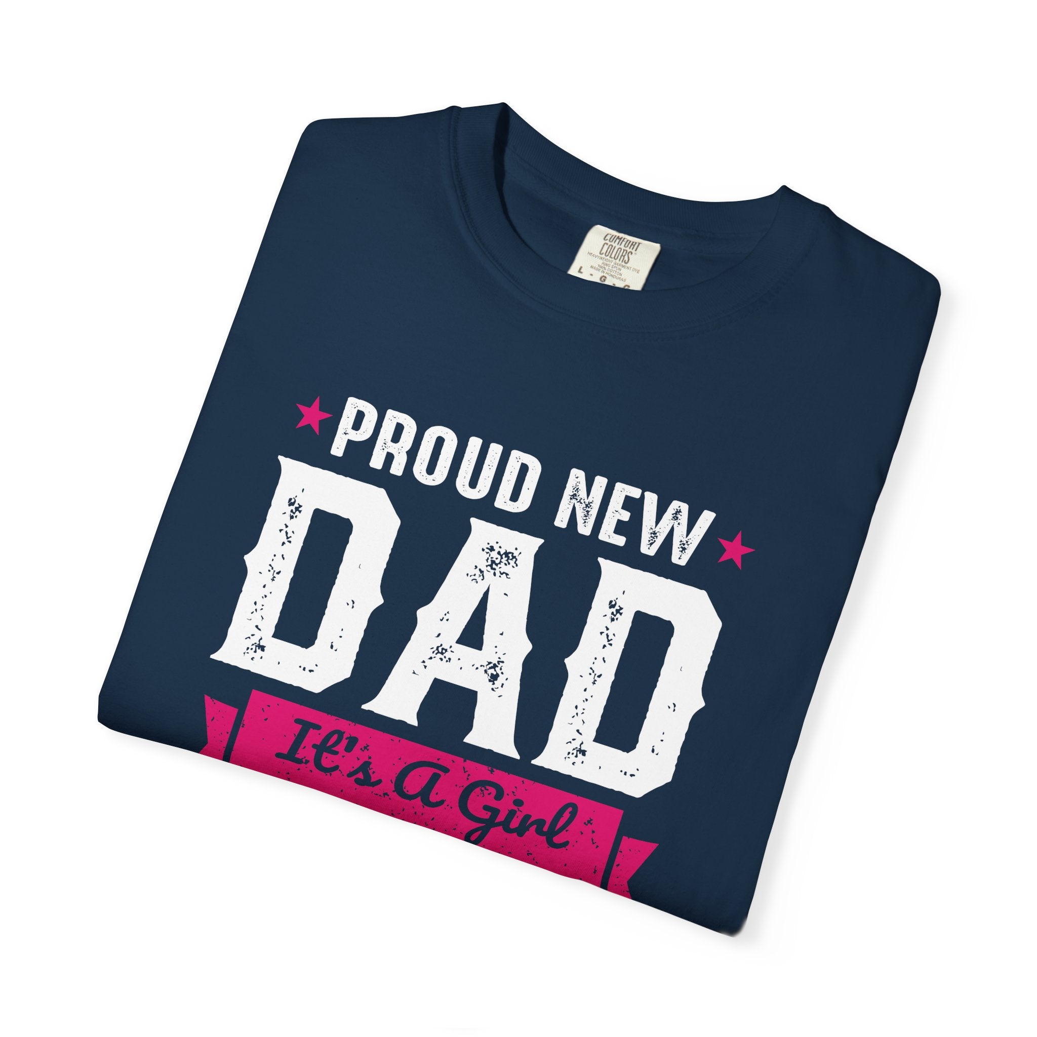 Proud New Dad T-shirt, Cute Baby Announcement Tee, New Father Apparel