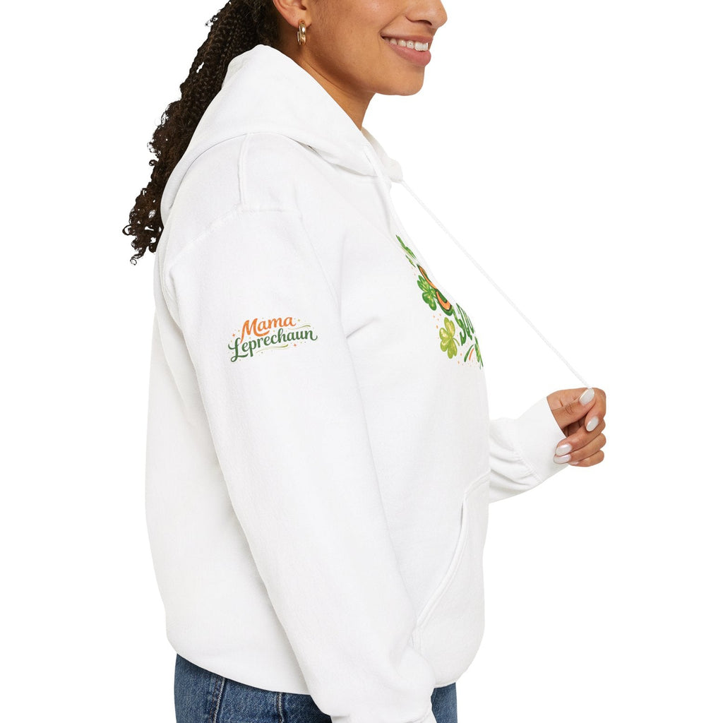 Mama Leprechaun Shamrock Squad Hoodie - St. Patrick's Day Clover Design