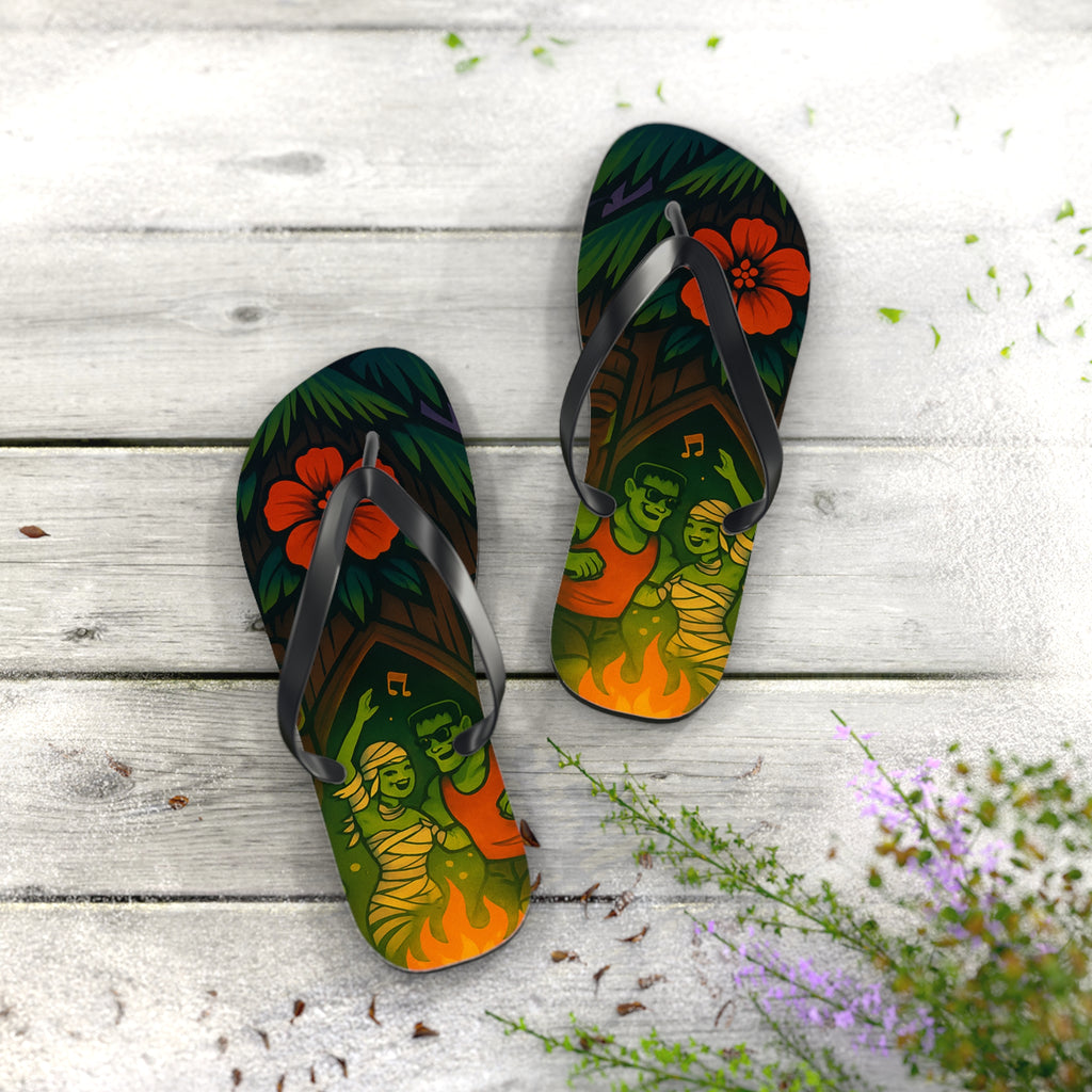Nightlife Flip Flops for Halloween - Summerween Beach Days