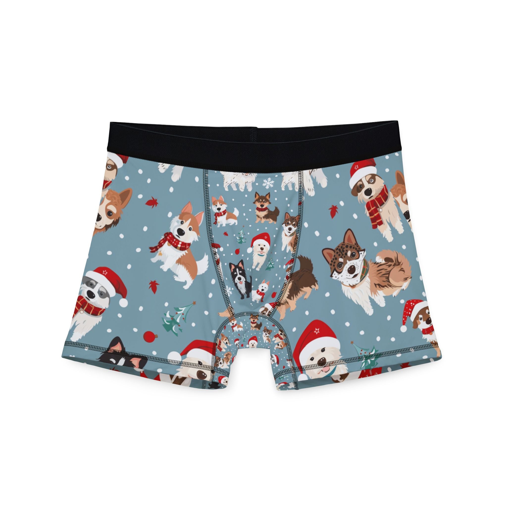 Holiday Corgi & Dog Christmas Boxer Shorts