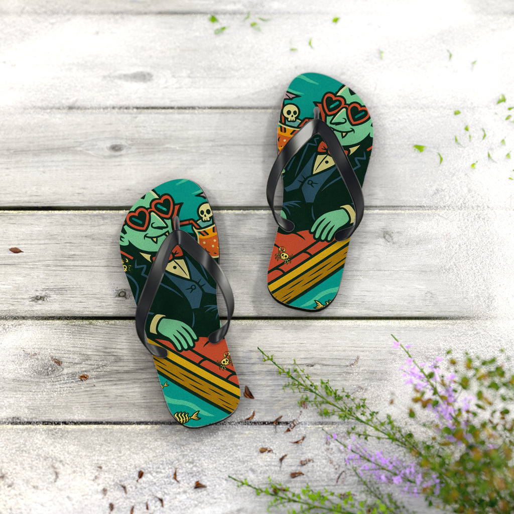 Vampire Flip Flops - Summerween Footwear