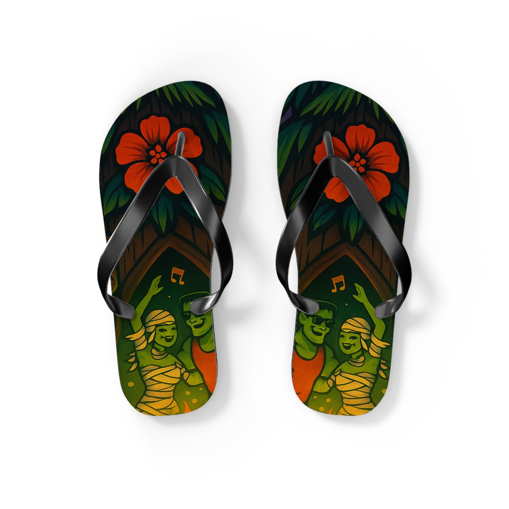 Nightlife Flip Flops for Halloween - Summerween Beach Days