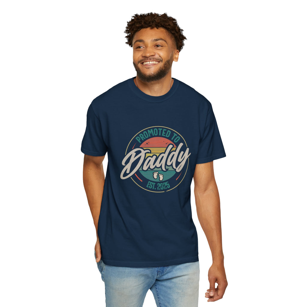 Promoted to Daddy T-shirt, New Dads Tee, Baby Announcement Shirt