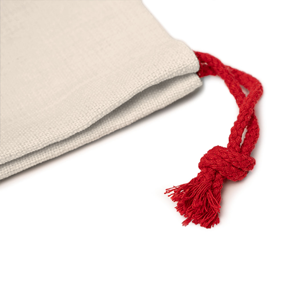 Custom Name Pink Teddy Bear Christmas Gift Bag – Faux Embroidery Santa Sack