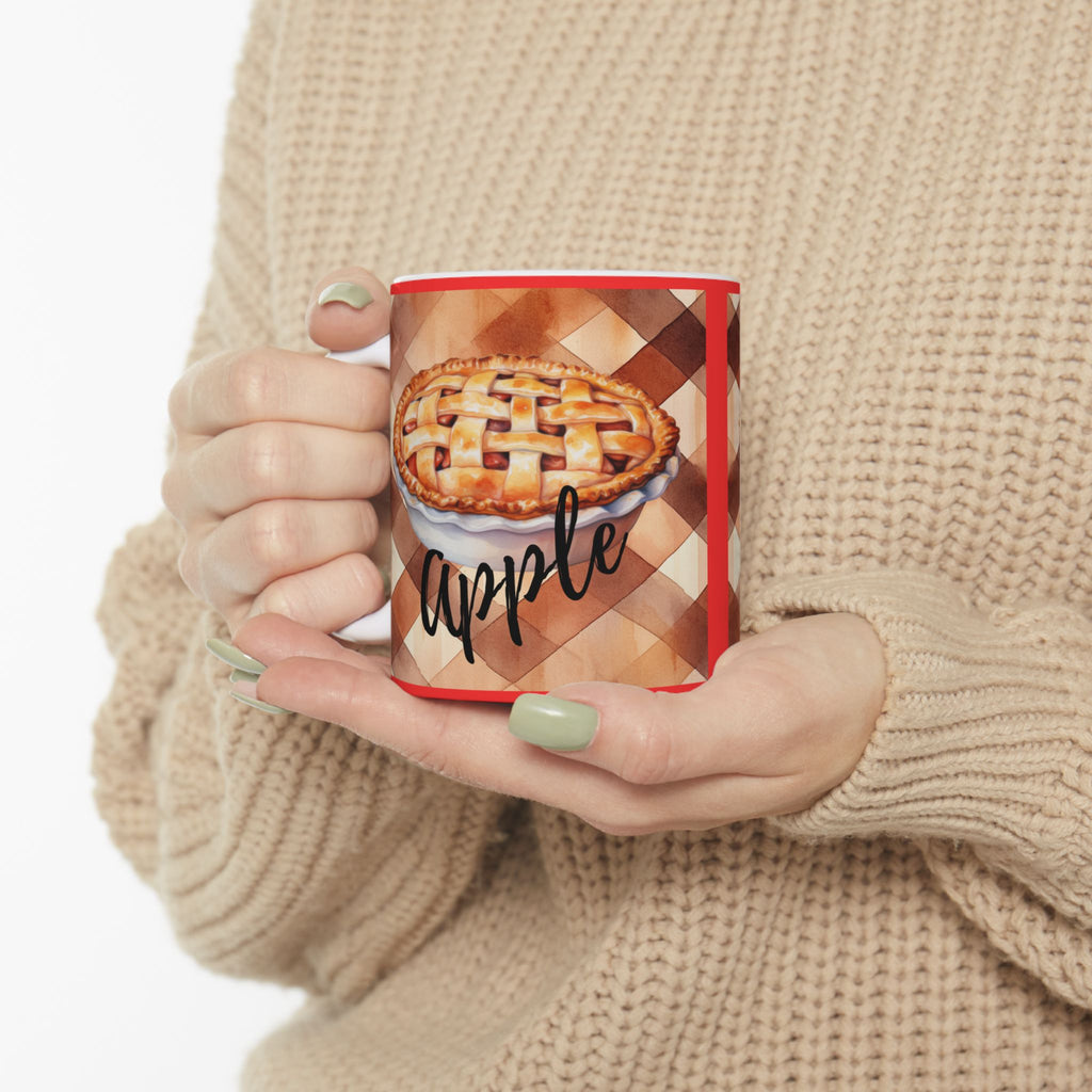 Apple Pie Coffee Mug, Cozy Coffee and Dessert Ceramic Cup