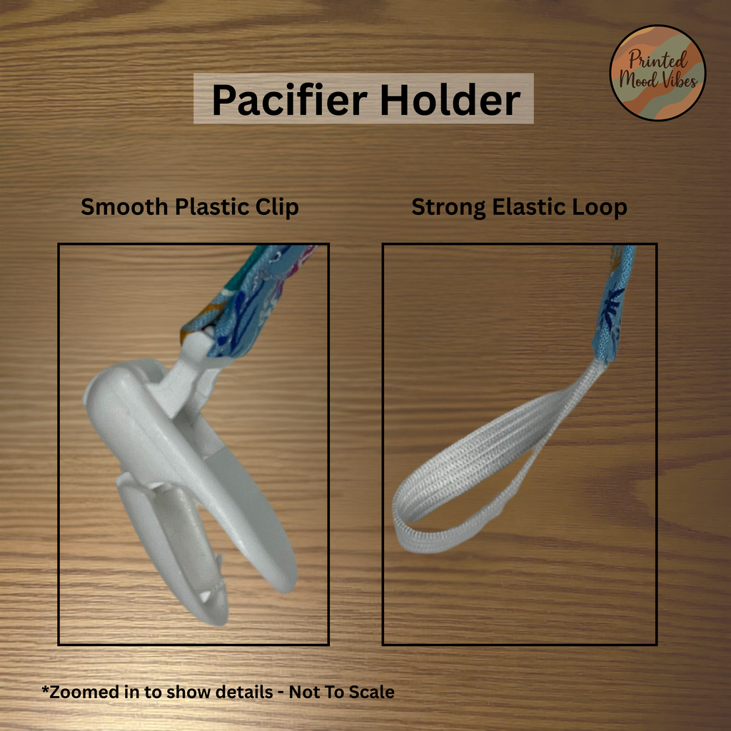 Glow in the Dark Ocean Baby Gift Set – Bib, Burp Cloth & Pacifier Holder (Newborn 1–3 Months)