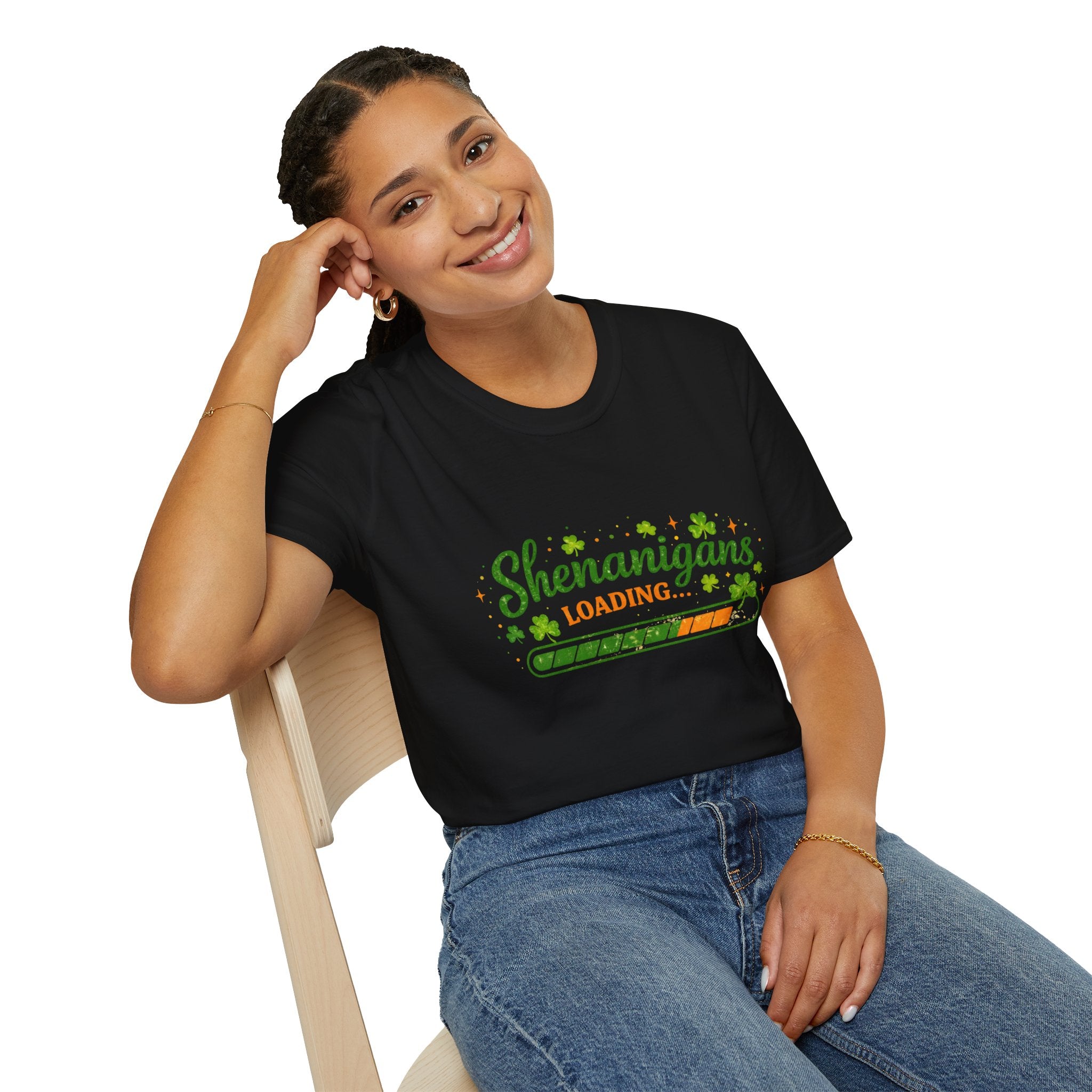 Shenanigans Loading T-Shirt — St. Patrick’s Day Shamrock Party Tee