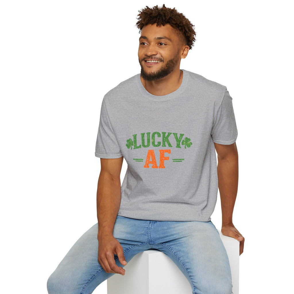 Lucky AF T-Shirt — St. Patrick’s Day Shamrock Tee