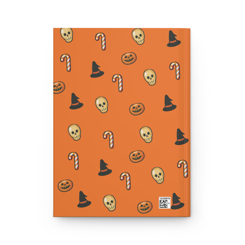 Lined Personalized Journal, It's Always Halloween In My Heart Book, Halloween Christmas Diary, Hardcover Writers Notebook