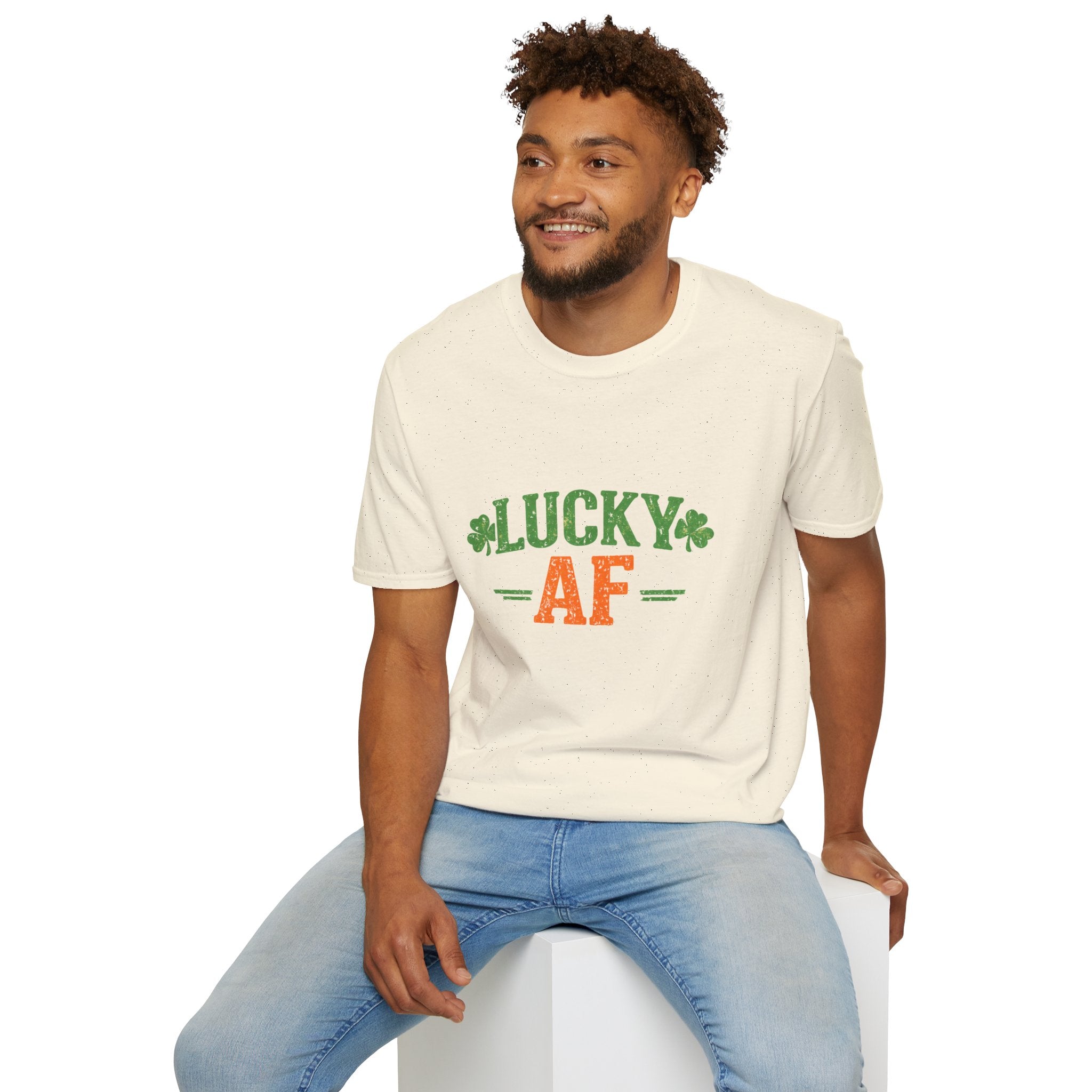 Lucky AF T-Shirt — St. Patrick’s Day Shamrock Tee