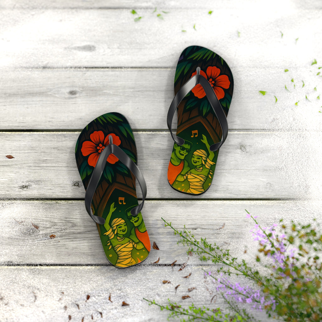 Nightlife Flip Flops for Halloween - Summerween Beach Days
