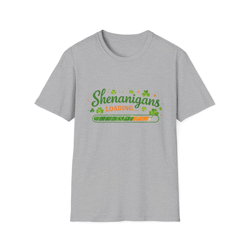 Shenanigans Loading T-Shirt — St. Patrick’s Day Shamrock Party Tee