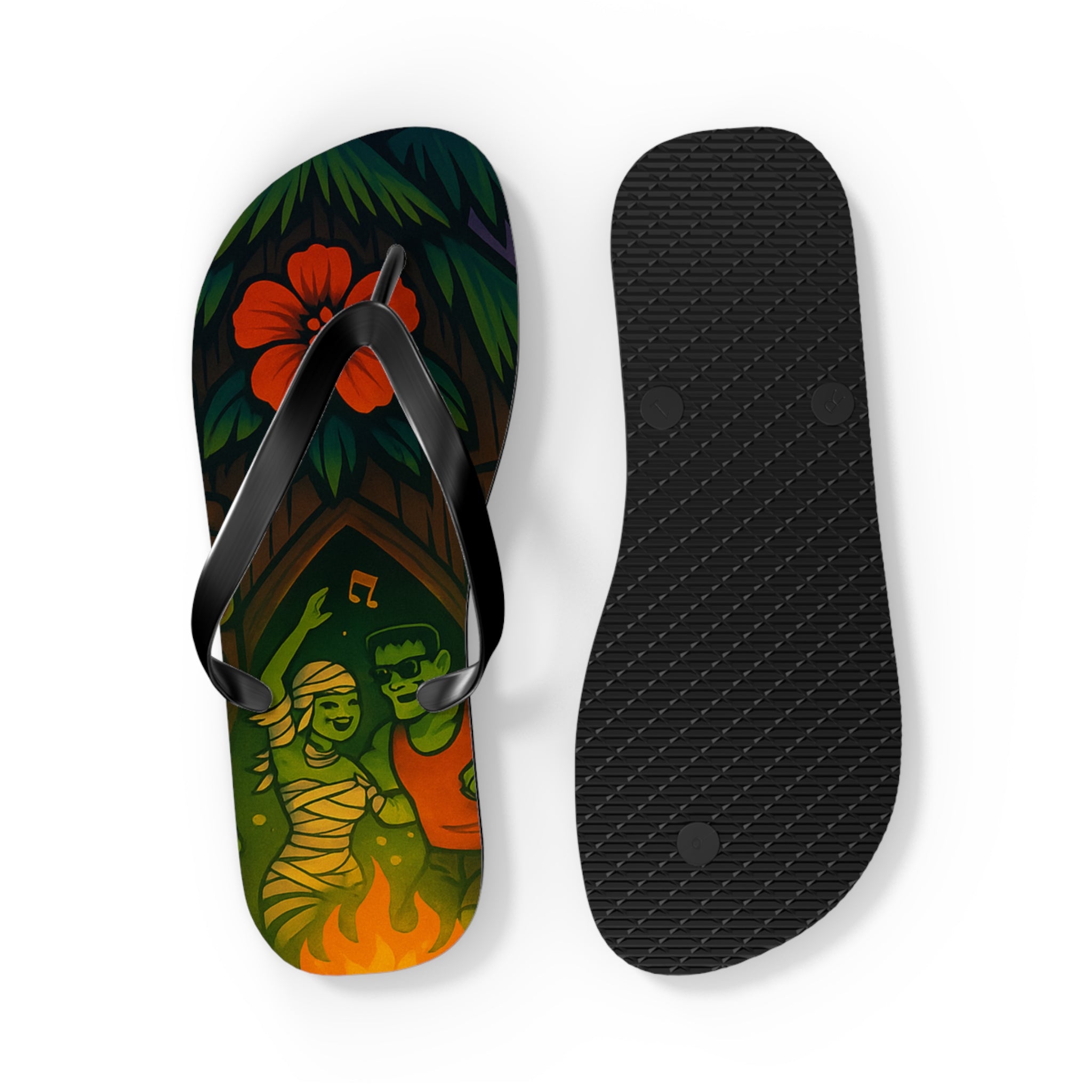 Nightlife Flip Flops for Halloween - Summerween Beach Days