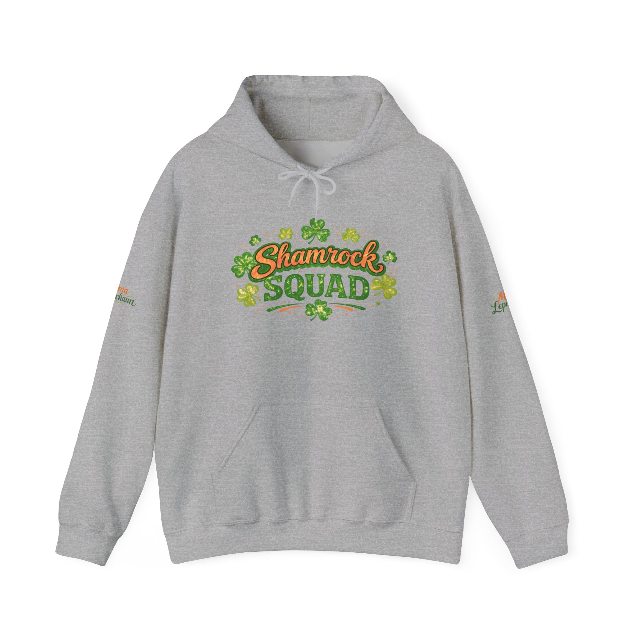 Mama Leprechaun Shamrock Squad Hoodie - St. Patrick's Day Clover Design