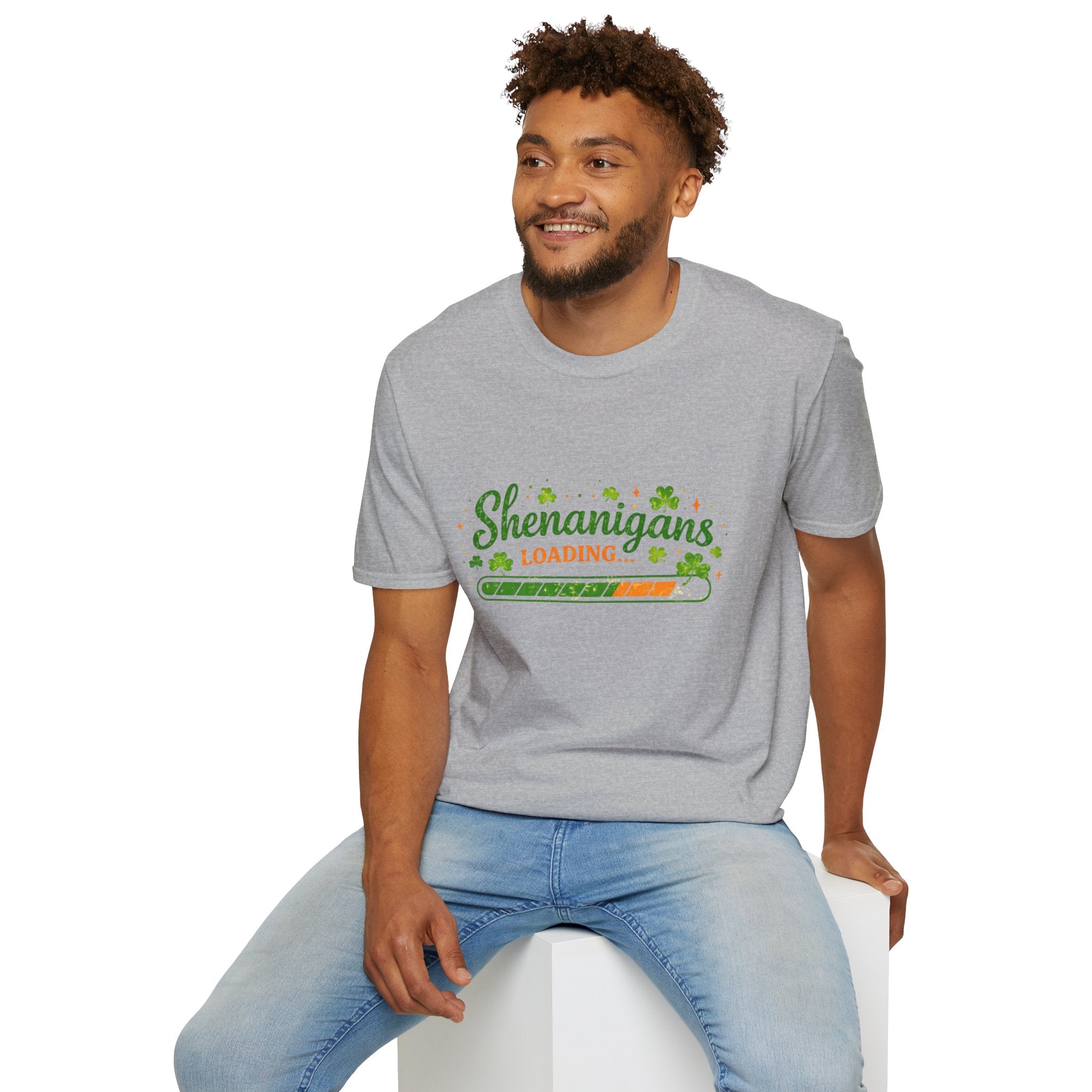 Shenanigans Loading T-Shirt — St. Patrick’s Day Shamrock Party Tee