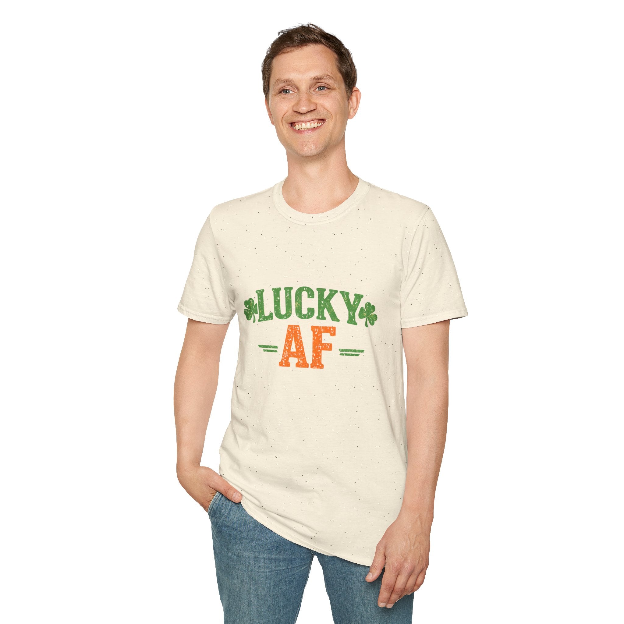 Lucky AF T-Shirt — St. Patrick’s Day Shamrock Tee