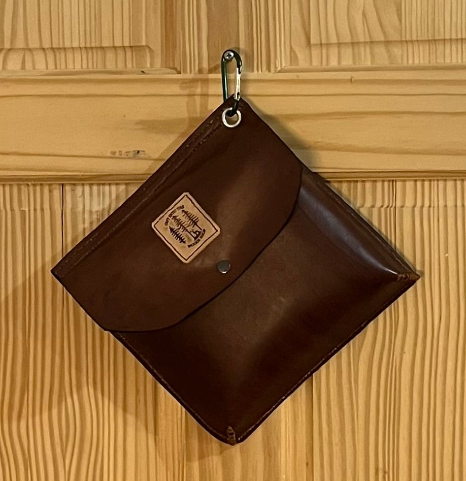 Genuine Leather Dark Brown Haversack Bag