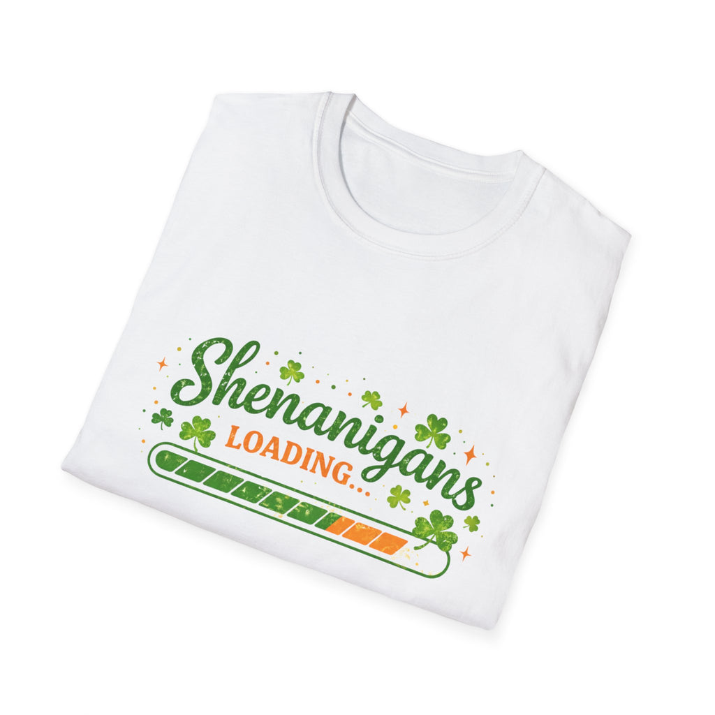 Shenanigans Loading T-Shirt — St. Patrick’s Day Shamrock Party Tee