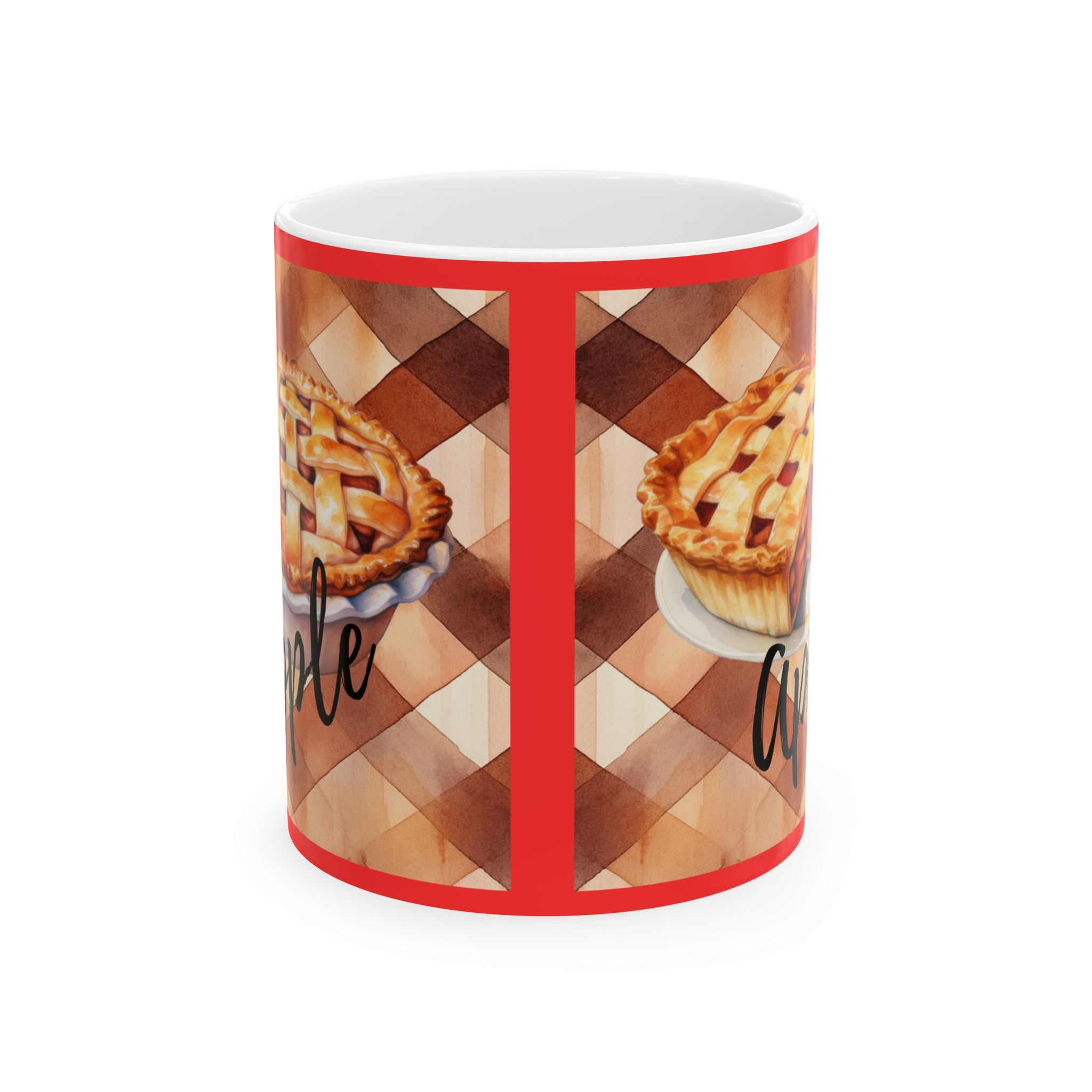 Apple Pie Coffee Mug, Cozy Coffee and Dessert Ceramic Cup