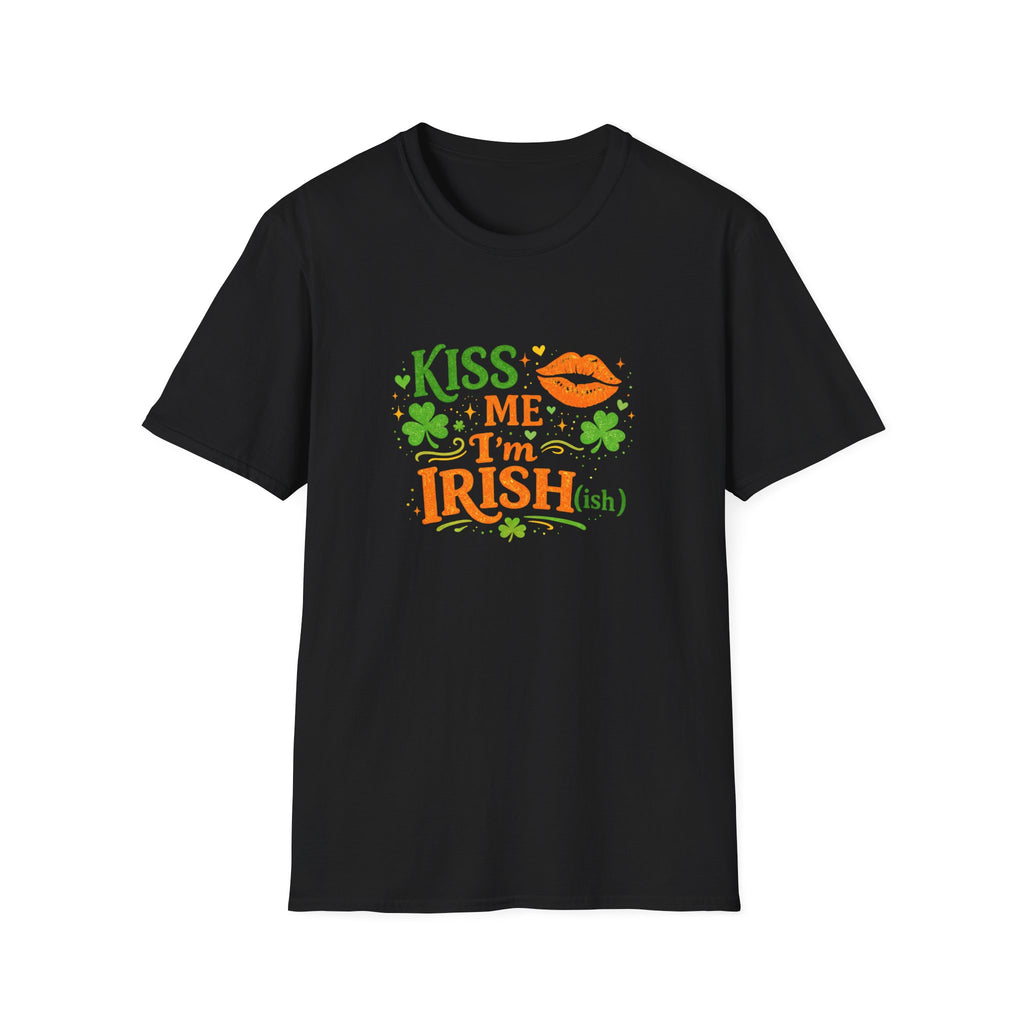 Kiss Me I’m Irish(ish) T-Shirt — St. Patrick’s Day Shamrock Tee