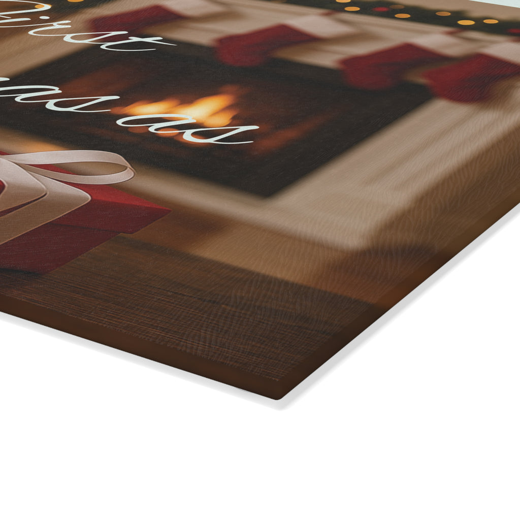 Personalized Glass Cutting Board, Custom Kitchen Decor, Your Photo