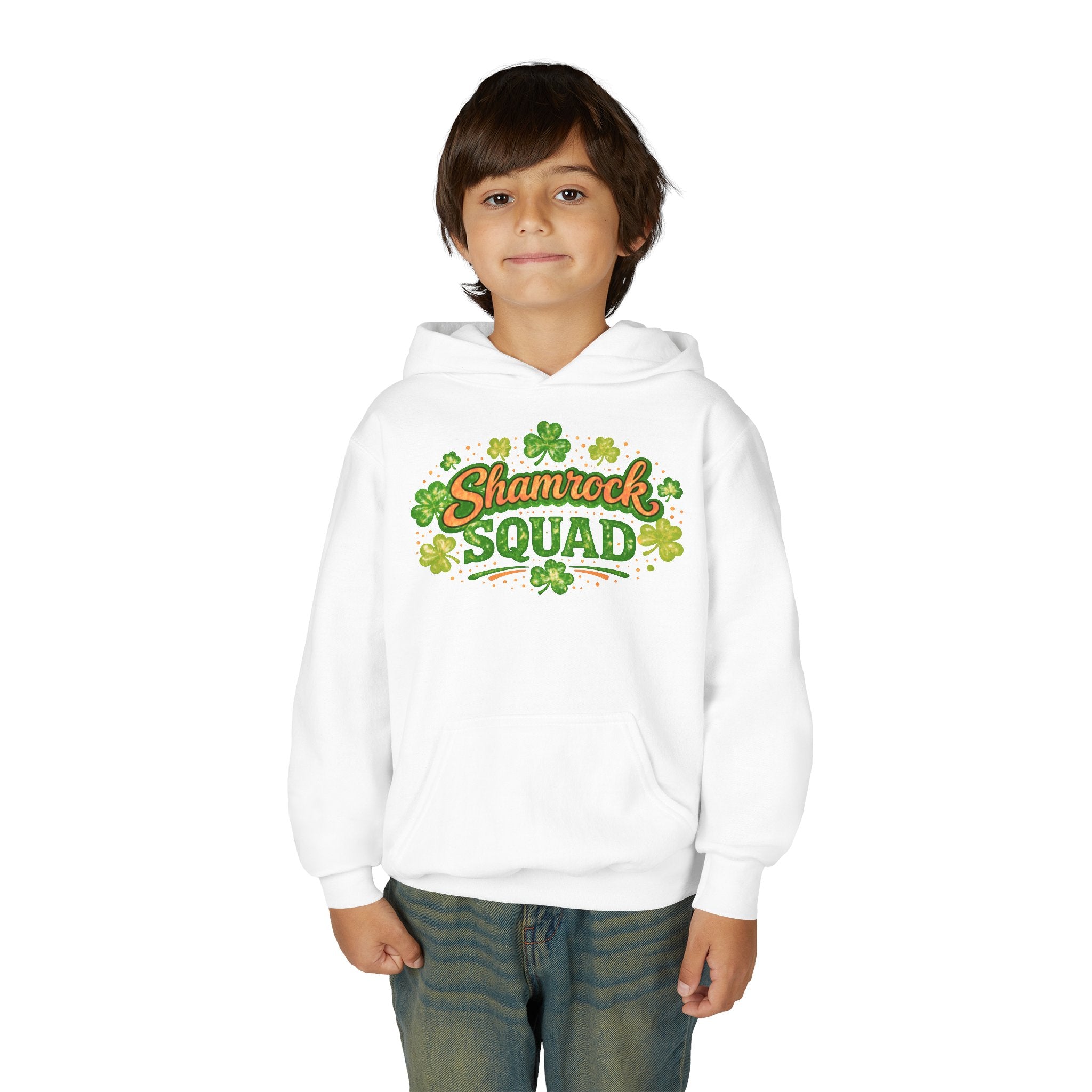 Little Leprechaun Youth Shamrock Squad Hoodie — St. Patrick’s Day Sweatshirt
