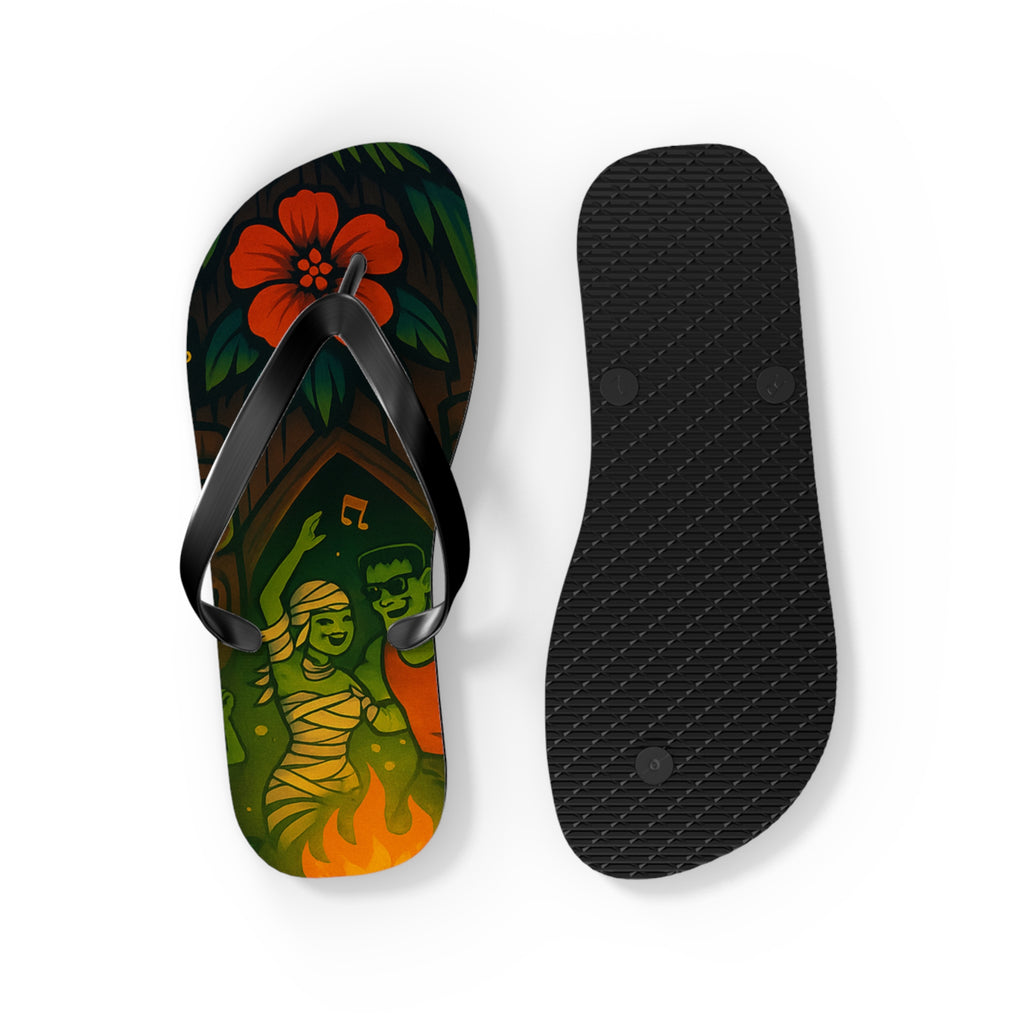 Nightlife Flip Flops for Halloween - Summerween Beach Days