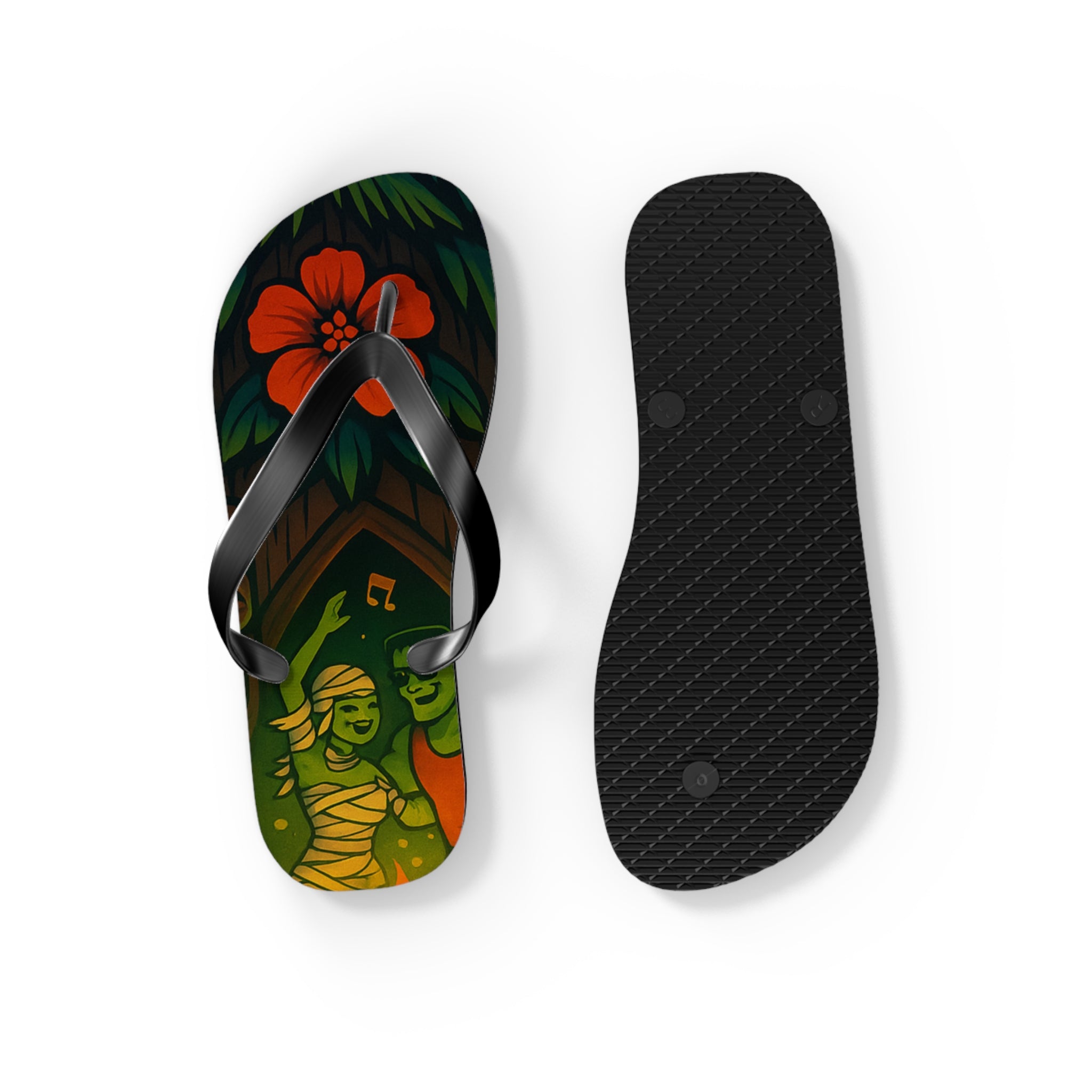 Nightlife Flip Flops for Halloween - Summerween Beach Days