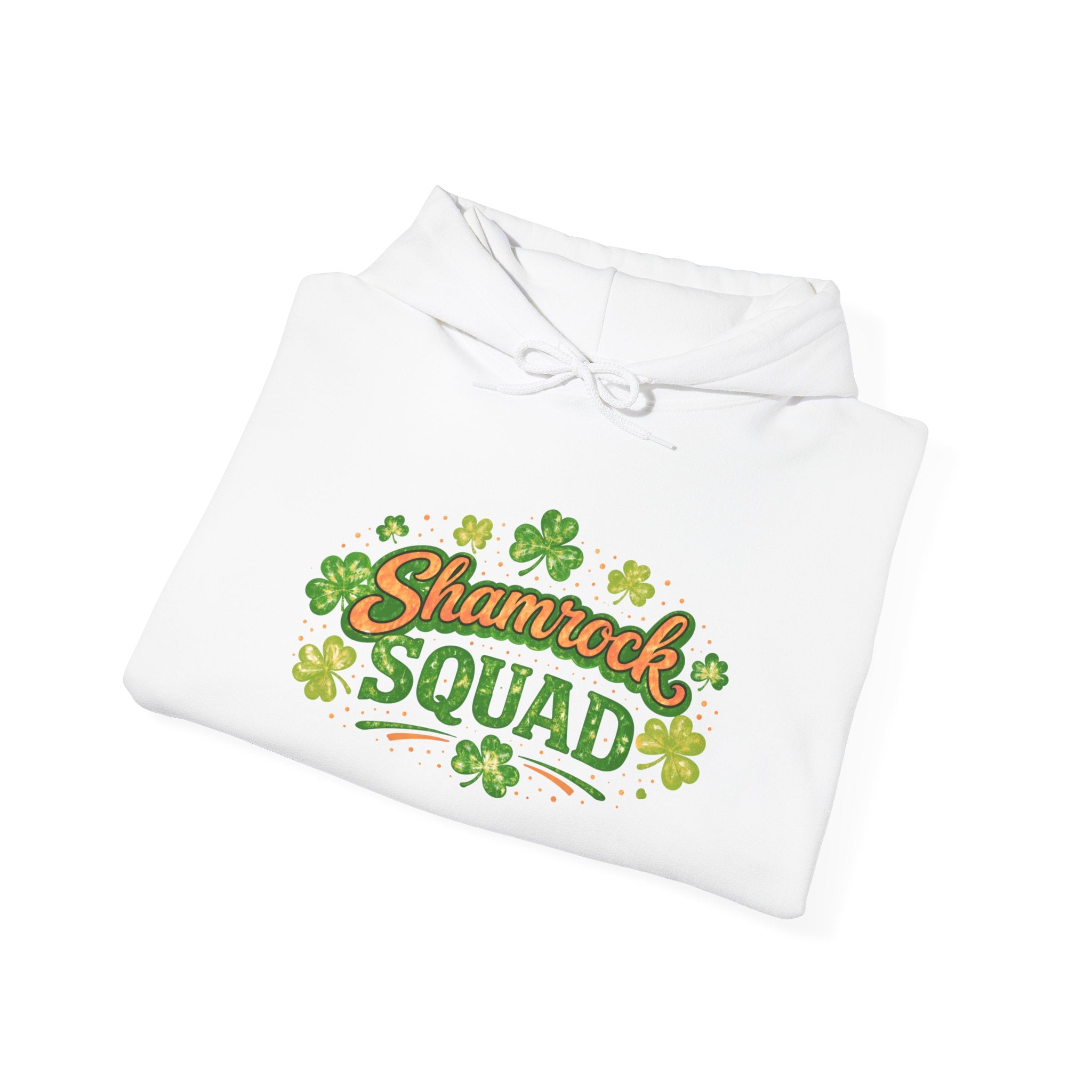 Mama Leprechaun Shamrock Squad Hoodie - St. Patrick's Day Clover Design