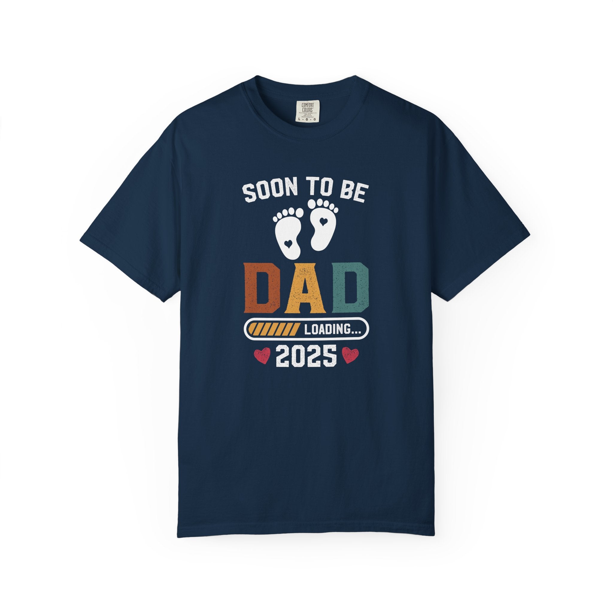Soon to Be Dad Loading 2025 T-Shirt, Perfect Gift for Expecting Fathers, Baby Announcement Tee