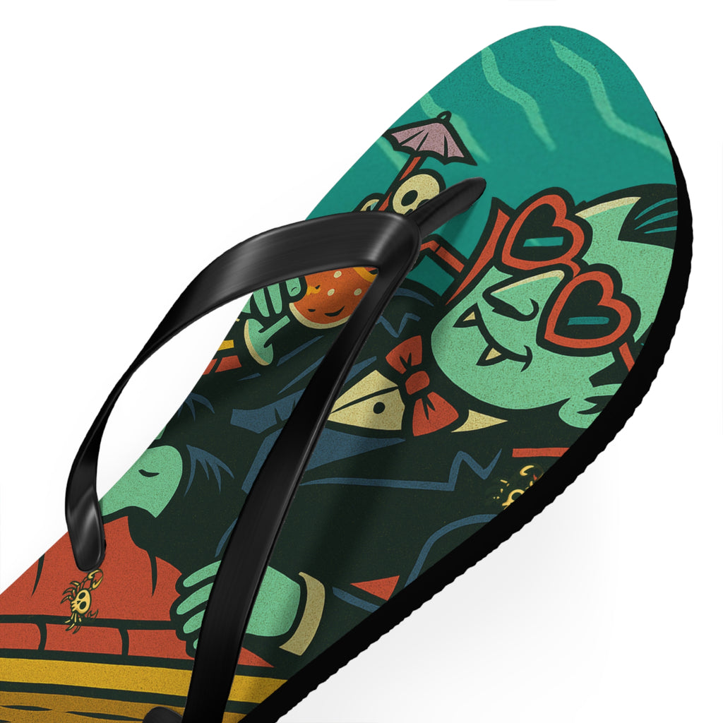 Vampire Flip Flops - Summerween Footwear