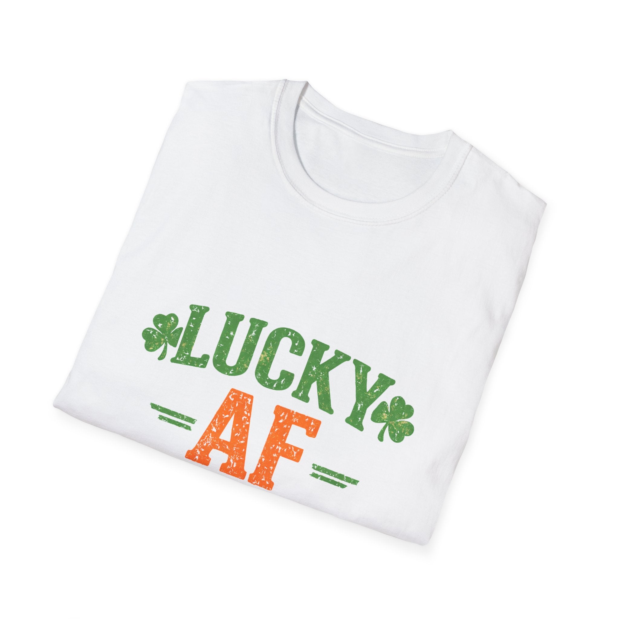 Lucky AF T-Shirt — St. Patrick’s Day Shamrock Tee