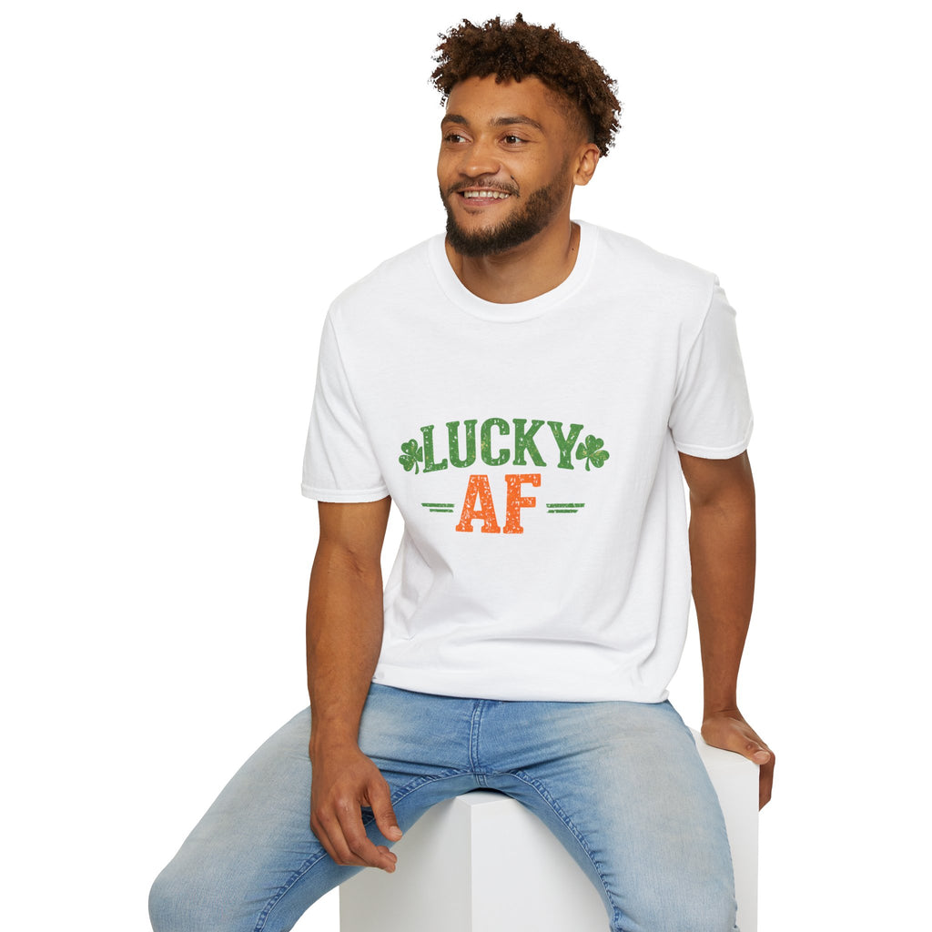Lucky AF T-Shirt — St. Patrick’s Day Shamrock Tee