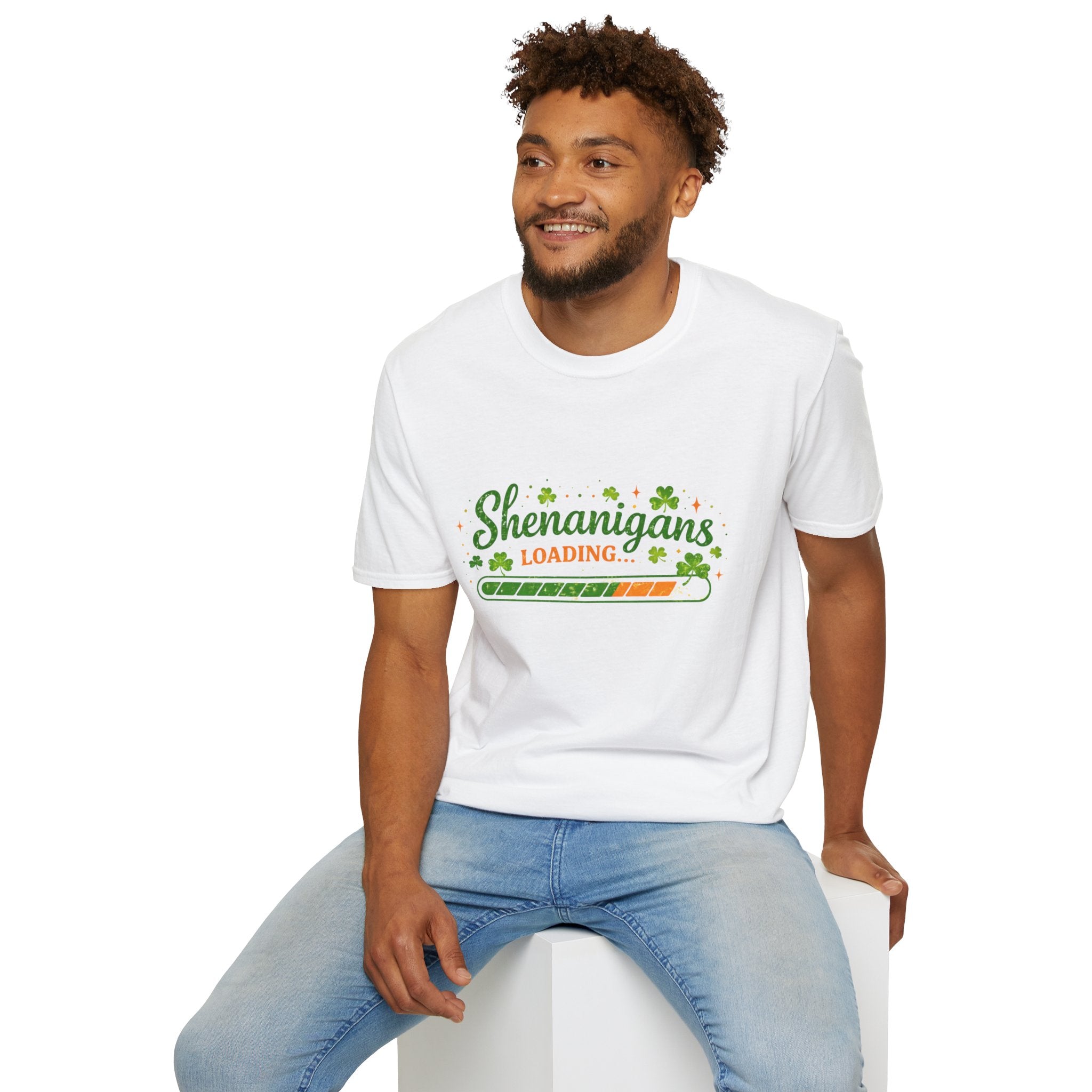 Shenanigans Loading T-Shirt — St. Patrick’s Day Shamrock Party Tee