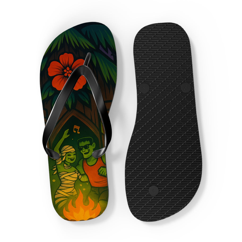 Nightlife Flip Flops for Halloween - Summerween Beach Days
