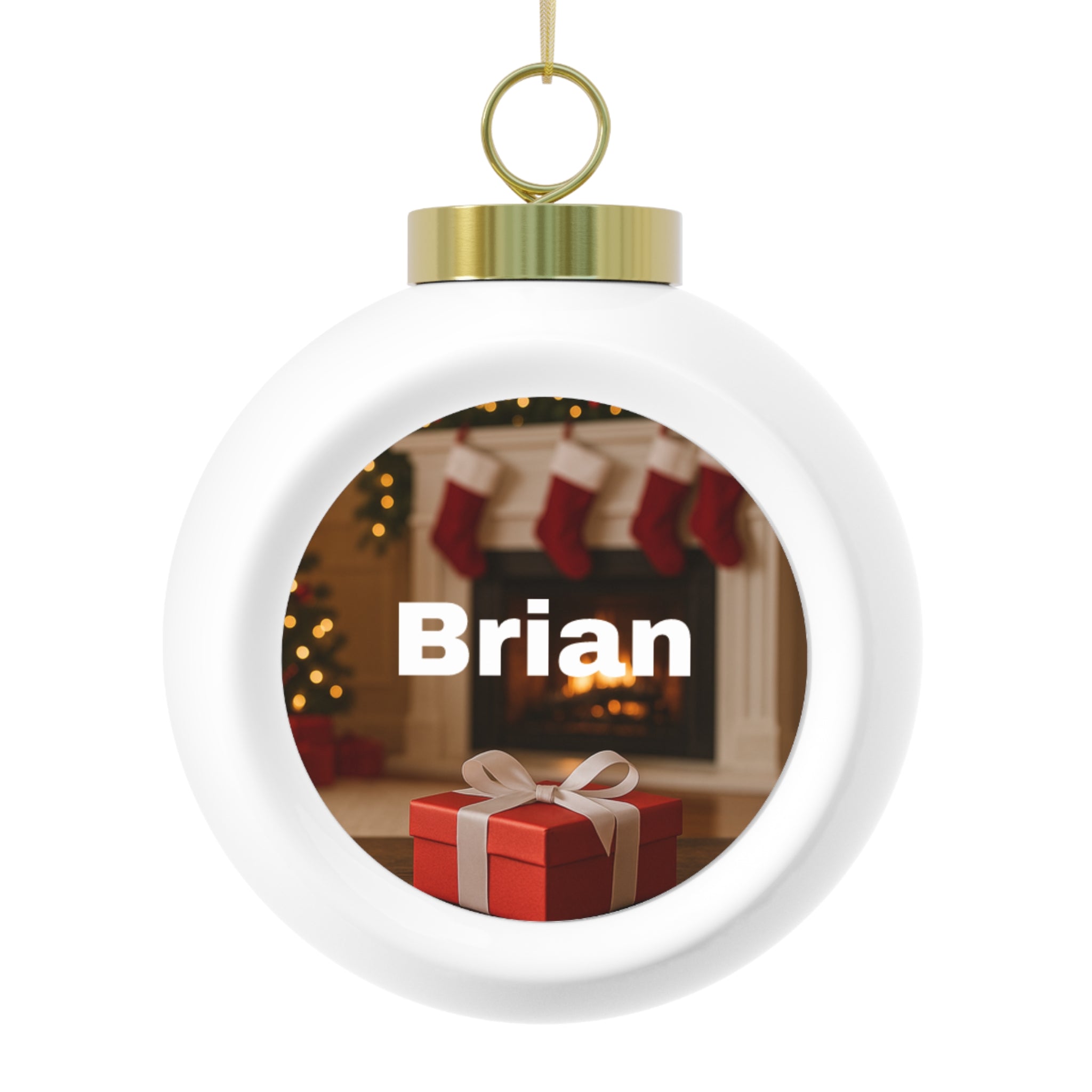 Custom Photo Christmas Ornament – Personalized Ceramic (Tree or Bells)