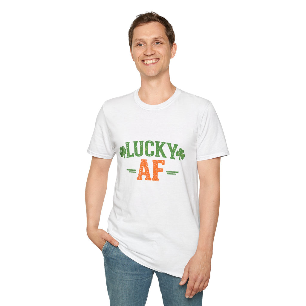Lucky AF T-Shirt — St. Patrick’s Day Shamrock Tee