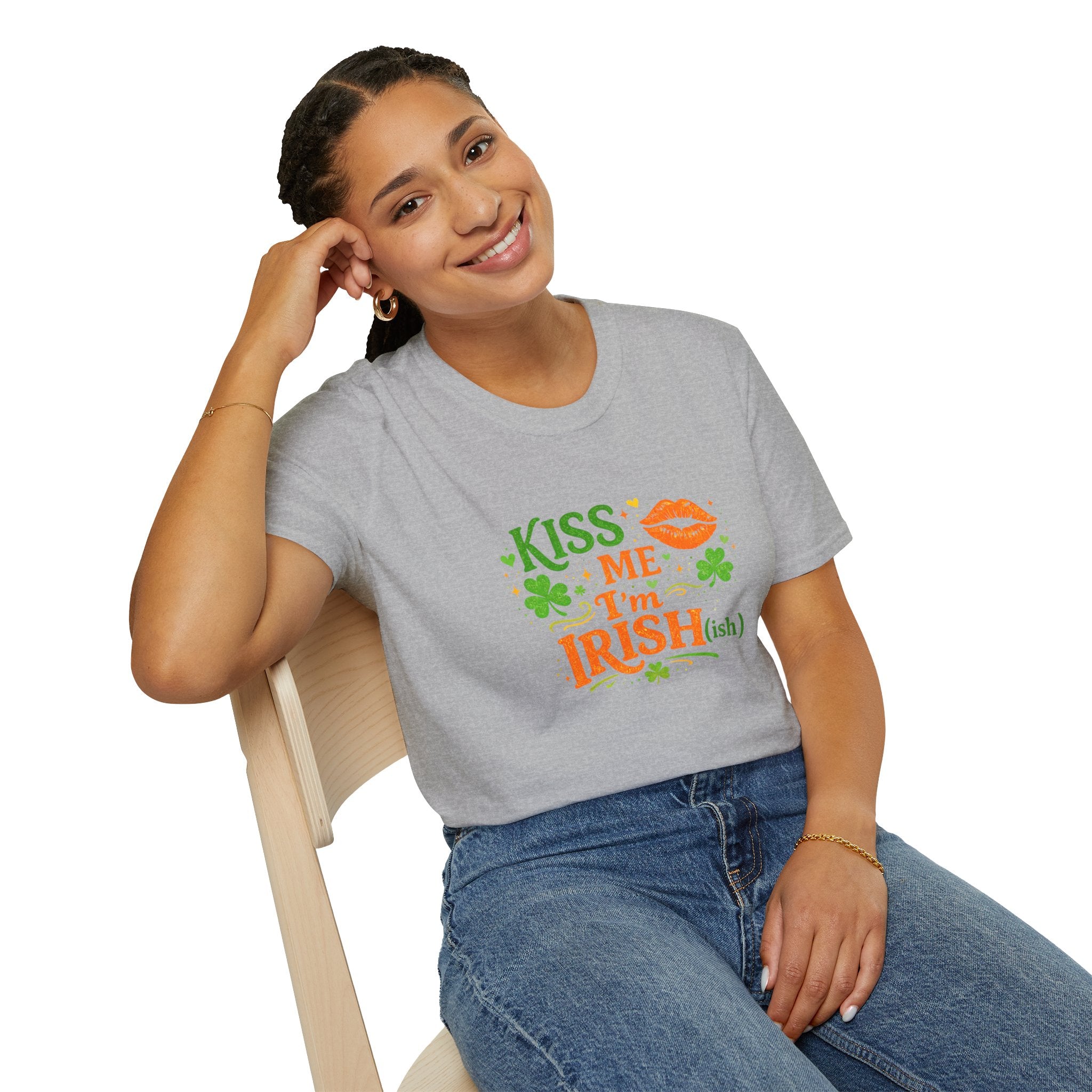 Kiss Me I’m Irish(ish) T-Shirt — St. Patrick’s Day Shamrock Tee